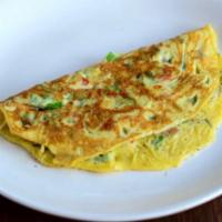 Vegetarian Omelette · Served with home fries and toast