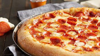 Tuscan Pepperoni Pizza · Served with our signature pizza sauce, cheese blend, Old World pepperoni and fresh mozzarella.