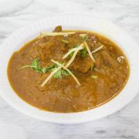 Lamb Curry · Lamb cooked in a mild sauce.