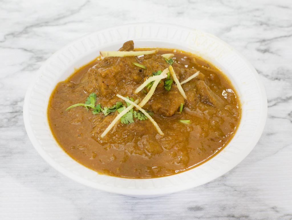 Lamb Curry · Lamb cooked in a mild sauce.