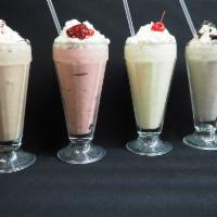 Milk Shakes (Hand made with premium ice cream)  · Chocolate, vanilla, strawberry, oreo made with premium ice cream.