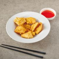 9. Cheese with Crab Rangoon · 8 pieces.