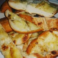 Pan con Ajo · Garlic bread.
