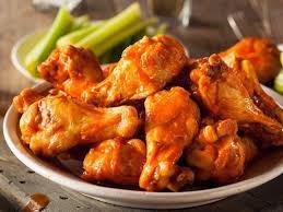 Chicken Wings · Plump, juicy wings. Served hot, mild, medium or BBQ.