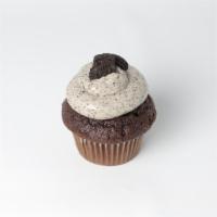 Cookies & Cream Cupcake · Chocolate cupcake layered with Swiss buttercream mixed with an Oreo cookie crumble- an insta...
