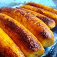 Baked Plantain · baked ripe & sweet plantains