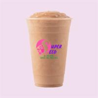 S25. Peanut Butter Cup Smoothie (Vegan (Plant Based), Gluten Free, Kosher, No Added Sugar)  ·  Non-GMO Bananas, Raw Cocoa Powder and Peanut Butter. Blended with Fresh Non-Dairy (Plant Ba...