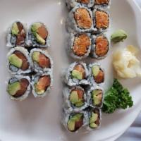 Any 3 Roll  · Served with miso soup or salad.
