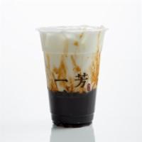 Brown Sugar Pearl with Milk · We don't do ice and sugar adjustment for brown sugar series due to the boba is warm and it's...