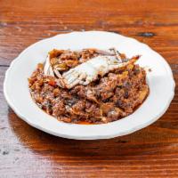 Beef and Legumes Creole Entree · Vegetable medley, beef, seasoned vegetables: eggplant, cabbage, carrot, chayote, and spinach...