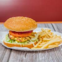Grilled Chicken Burger · 
