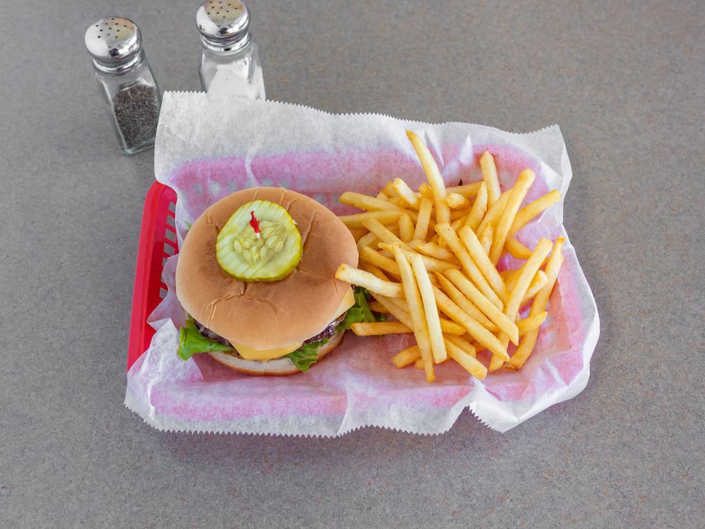 Everest Burger · 5 oz. patty with lettuce, tomato, and mayonnaise.