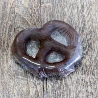 Dipped Pretzel -Dark Chocolate · Traditional twist pretzel dipped in gourmet dark chocolate.