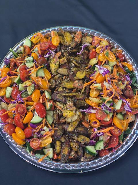 Tomato and Carrot Salad Platter · Rainbow Vegetable Salad Tray
