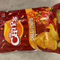 Chilli Chips · Chilli flavored chips.