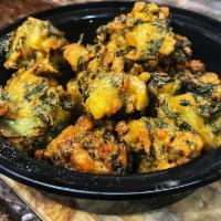 Mixed Vegetable Pakoda · Vegetable fritters deep fried in chick pea batter.
