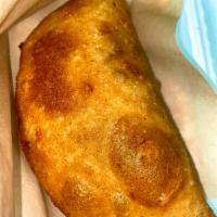 Maduros and Black Bean Empanada (Sweet plantains and beans)-Vegan Gluten Free · Handmade gluten free dough. Vegan
