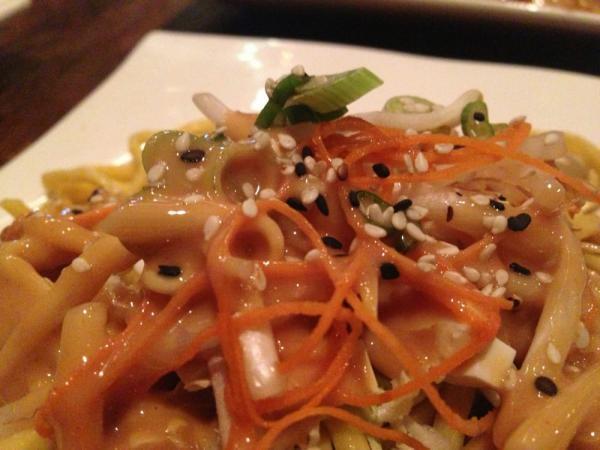 Cold Noodles · Peking style sesame peanut butter with soy ginger sauce, choice of egg noodles.