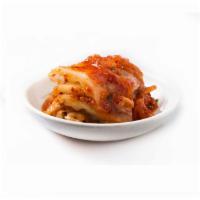 Kimchi · Napa cabbage, salted shrimp, sweet rice, chili powder, fish sauce