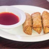 Cripsy Spring Rolls · 3 pieces. 