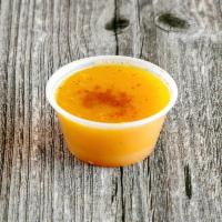 F**k the Flu Wellness Shot · 2 oz. Ginger & turmeric base shot with a little grapefruit, orange, lemon, lime, carrot, app...