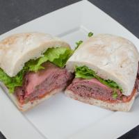 3. Roast Beef Sandwich · Lettuce, tomato and horseradish. 
