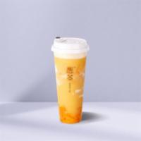 Cheese foam Mango Tea · Ice blended with fresh mango and Green tea with sweet & salty cheese foam available