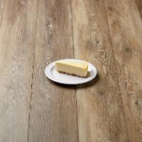 Cheesecake · New York-style cheesecake over a graham cracker crust. 