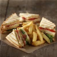 Classic Club Sandwich · 3 slices of bread and two layers of filling.