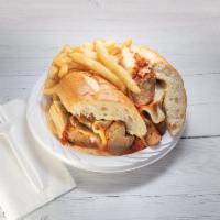23. Meatballl Parmesan Sandwich · 