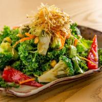 Garden Salad Tapas · 12 kinds of vegetables and Japanese dressing.