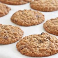 Oatmeal Raisin Pecan Cookies  · Large Gourmet Cookies baked with a nice crisp edge.  Not your average cookie 