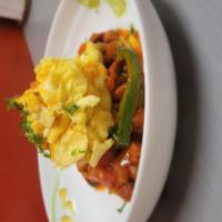 Egg with mexican chorizo · Egg with mexican chorizo and bread