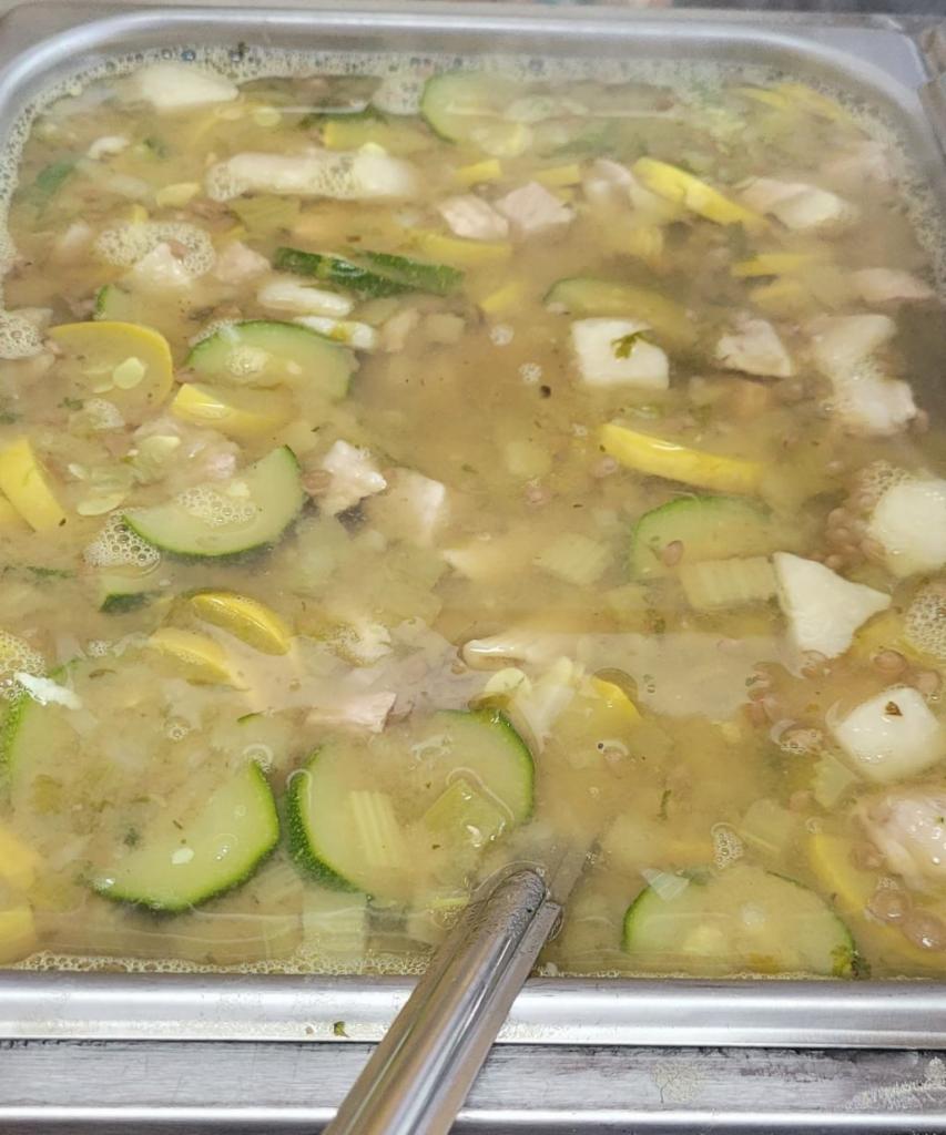 CHICKEN SOUP  · Vegetables with chicken 32oz