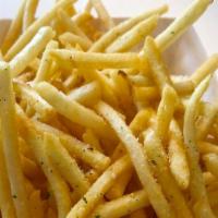 French Fries · Classic French fries: crispy on the outside and soft in the inside. Lightly seasoned with ga...