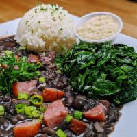 Rice and Beans (Feijoada) · This National Brazilian dish is now available for everyone to give it a try! Black bean stew...