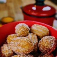 Mini Churros - Dulce de Leche (Mini Churros - Doce de Leite) · Housemade churro dough filled with Argentinean Dulce de Leche and fried to perfection! Sprin...