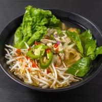 98. Pho Ga Luot · Famous shredded chicken rice noodle soup.
