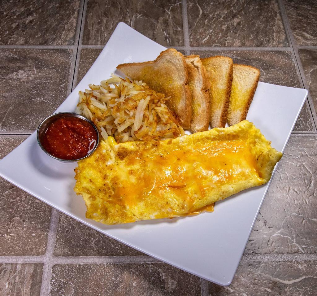 Build Your Own Omelet · Pick 1 meat: Ham, turkey, bacon or sausage choose up to 3 veggies.
