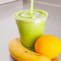 Sweet Green DIET Smoothie  · Spinach, Mango, Banana, Orange, Yogurt.