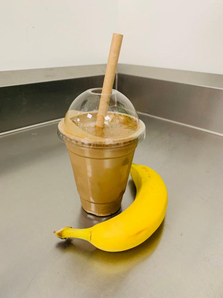 The Powerhouse · Coffee, Peanut Butter, Banana, Soy milk.
