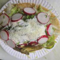6. Huaraches · Servido con su seleccion de carne, frijoles, lechuga, tomate, quesillo, cebolla, cilantro, g...