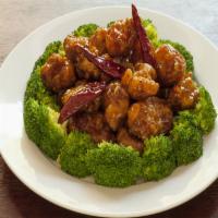 General Tso's Chicken with Broccoli.5 · Spicy. with choice of rice
