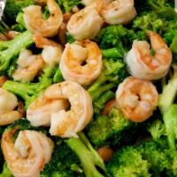Beef or Shrimp with mix Vegetable · 