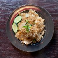 Thai Fried Rice · Egg, scallion and onion.