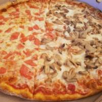 72. Mushrooms Regular Pizza · Large 18
