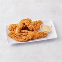 Chicken Fingers · 5 pieces. Breaded or battered crispy chicken. 
