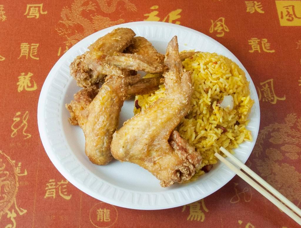 13. Chicken Wings with Garlic Sauce · Hot and spicy.
