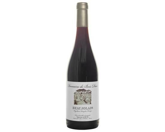 Domaine de Bois Dieu Beaujolais -France, 750 ml.  · Must be 21 to purchase. 12.50% ABV. Harmonious, unctuous and well-structured wine with fine tannins, which let the red fruits express themselves with intensity. 