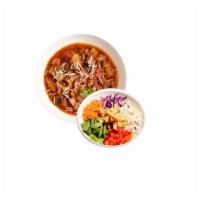 Ratatouille Soup and Salad · 12 oz. The classic medley of vegetables, nestled in a tasty tomato broth with a kick of red ...